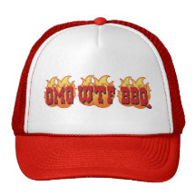 OMG WTF BBQ MESH HATS