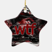 OMG! wtf Christmas Ornament
