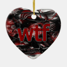 OMG! wtf Christmas Ornament