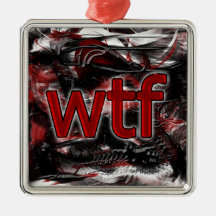 OMG! wtf Christmas Tree Ornaments