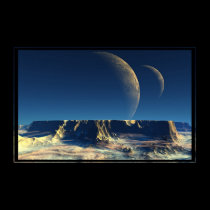 Omin Plateau - Planet Isis posters by Graham_Conrad Omin Plateau - Planet Isis posters