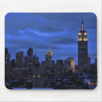 Ominous Clouds: Hurricane Sandy Approaches NYC Mouse Pads
