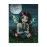 Ominously Sweet Vampire Fairy Postcard