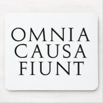 Omnia Causa Fiunt Mouse Mats