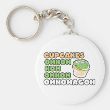 OMNOM Cupcakes Key Chains
