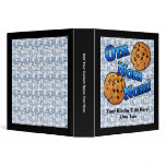 #OmNomNom, Cookie Lover Blue and White binders