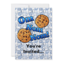 #OmNomNom, Cookie Lover Blue and White Announcements