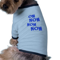 omnomnomnom_blue pet clothing by WearShirts omnomnomnom_blue pet clothing