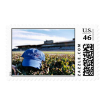 OMRH Hat at Santa Anita postage