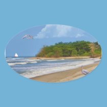 On a Beach Somewhere Sticker stickers