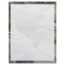 On a glacier customized letterhead