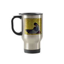 On A Meadow Sedentary Peasant Girl Mug