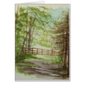 "On a Walk in the Woods" Northumberland, England cards