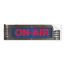 On-Air Light Bumper Sticker bumper stickers by dslentz On-Air Light Bumper Sticker bumper stickers