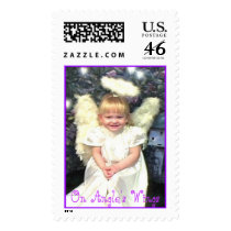  On Angle's Wings Postage Stamp
