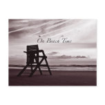 On Beach Time Postcards