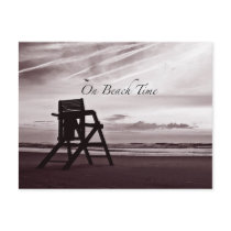On Beach Time postcards by Beachwalker On Beach Time postcards