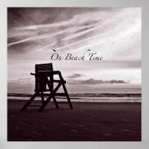 On Beach Time Print