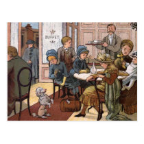 "On Board the Ferry" postcards