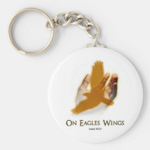 On Eagles Wings Keychains