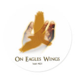 On Eagles Wings stickers