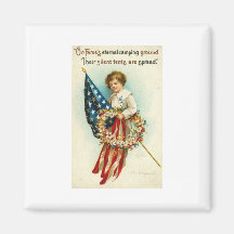 On Fame's Eternal Camping Ground Fridge Magnet