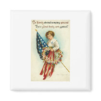 On Fame's Eternal Camping Ground Fridge Magnet
