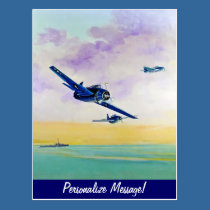 On Final Approach postcards