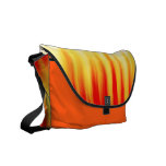 ON FIRE abstract ART bag Messenger Bags