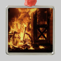 On Fire ornaments