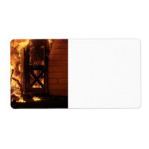On Fire Custom Shipping Labels