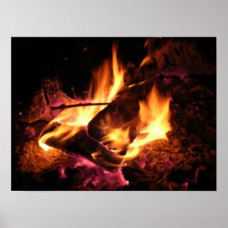 On Fire print