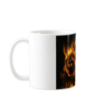 On fire Tasse tassen