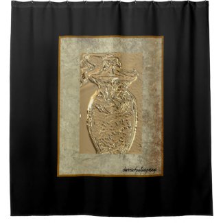 On Golden Pond! Pottery beautiful Shower Curtain
