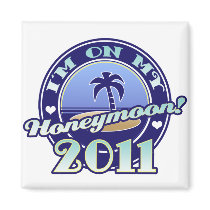 On My Honeymoon 2011 magnets