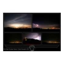 On One Stormy Night Over Granite OK. posters