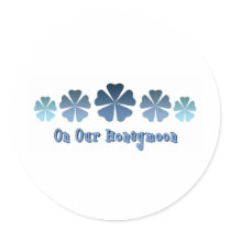 On Our Honeymoon stickers