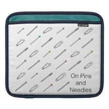 "On Pins and Needles" Sewing iPad Sleeve