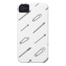 "On Pins and Needles" Sewing iPhone 4/4S Case iPhone 4 Case-Mate Case