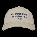 On Planet Earth Hat embroidered hats