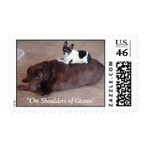 on-shoulders, "On Shoulders of Giants" postage