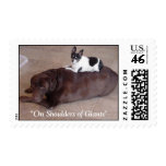 on-shoulders, "On Shoulders of Giants" Stamp