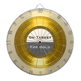 On Target For Gold - A Corporate Record Dartboard