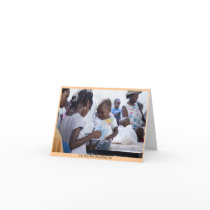"On That Day Everybody Ate" Greeting Greeting Cards