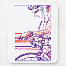 On the Aero-Bars Line Mouse Pad