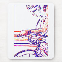On the Aero-Bars Line Mouse Pad