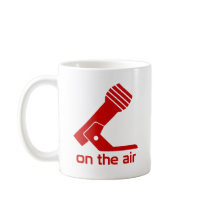 On The Air Mug (Red Design) by hitthepost On The Air Mug (Red Design)