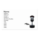 On the Air Pill Microphone Business Card Template