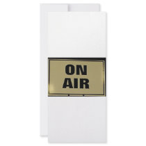 ON THE AIR RACK CARD