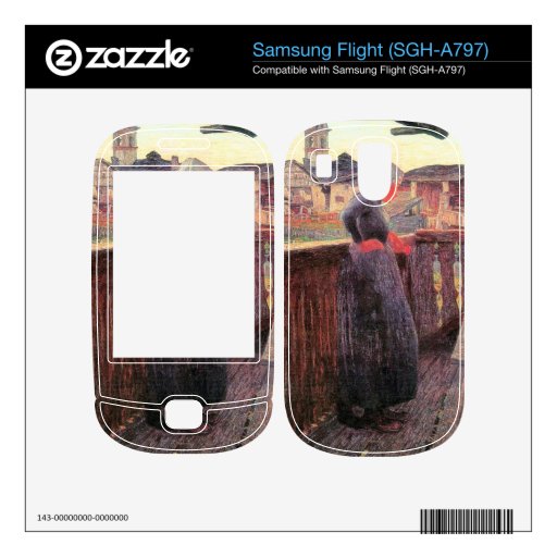 On the balcony by Giovanni Segantini Samsung Flight Decal